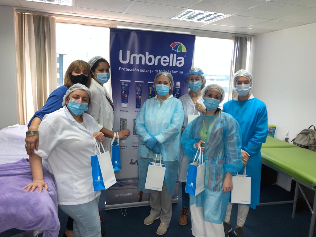 Lourdes Istebot trabajando durante pandemia